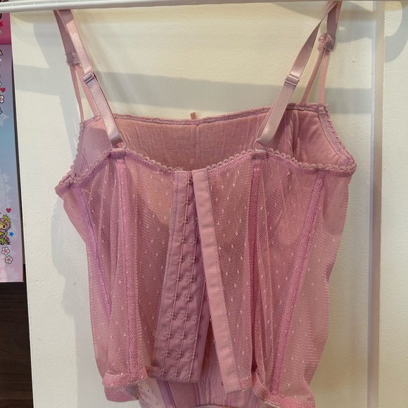 Small Y2K LaSenza corset in lilac - Picture 4 of 4